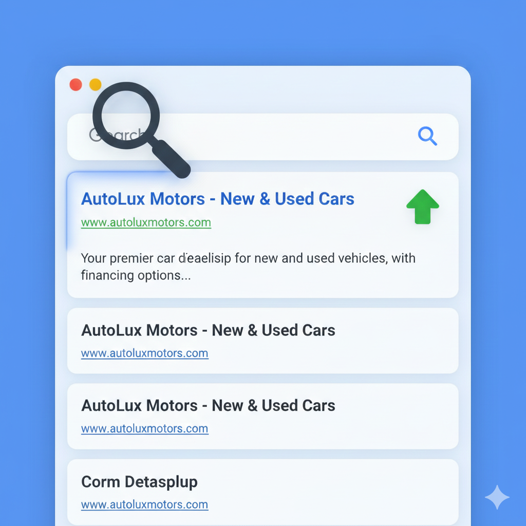 Website auf der ersten Google-Seite